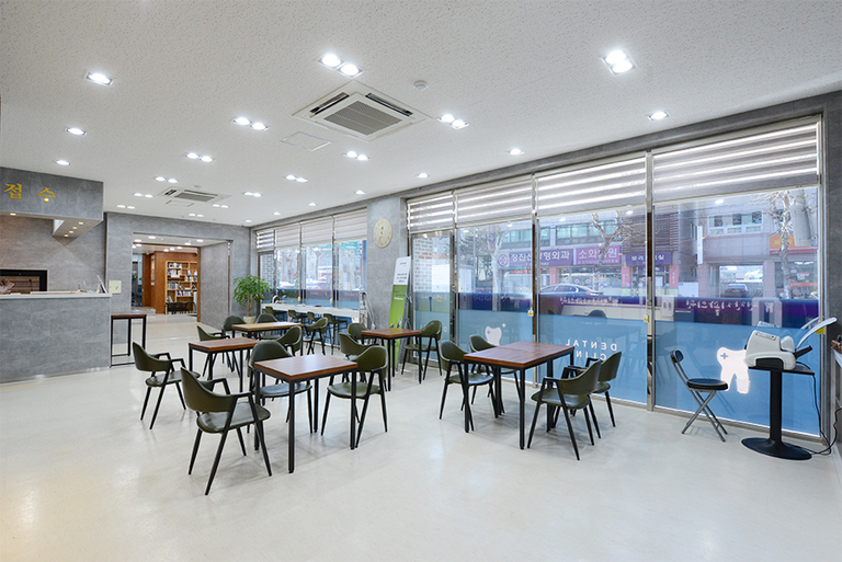 신관 접수,카페